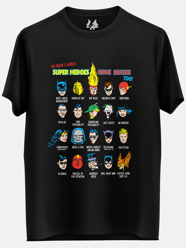 Justice League: Issues - Justice League Official T-shirt