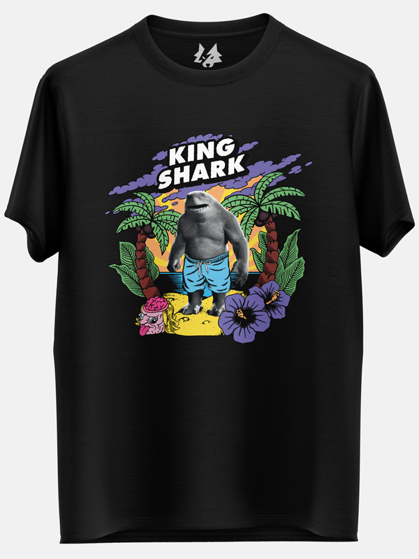 King Shark T-shirt, DC Comics Official Merchandise