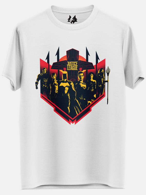 Serving Justice - Justice League Official T-shirt