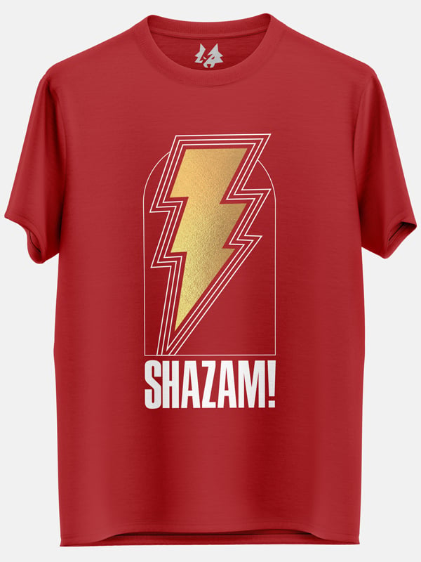 Shazam: Fury Of The Gods Logo - Shazam Official T-shirt