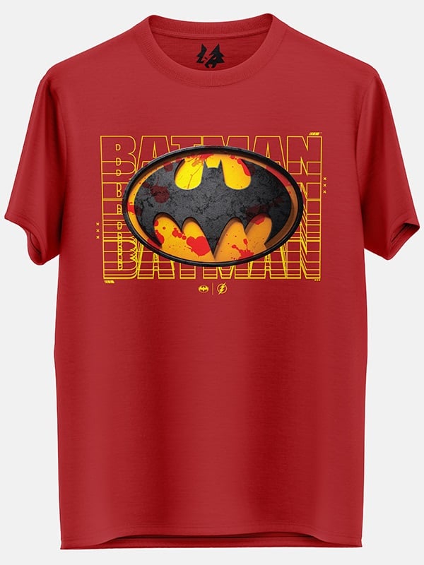 The Flash: Batman Logo - The Flash Official T-shirt