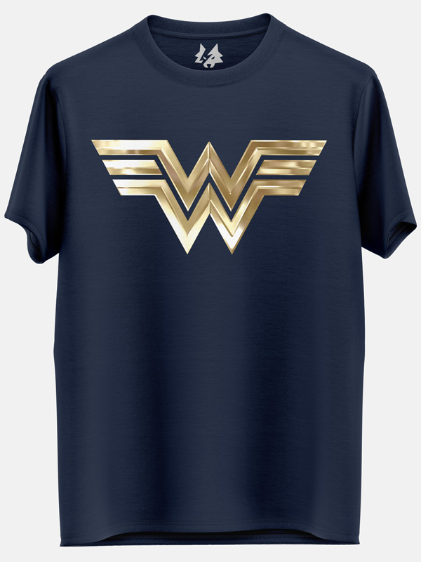 WW Logo: Gold | Wonder Woman Official T-shirt | Redwolf