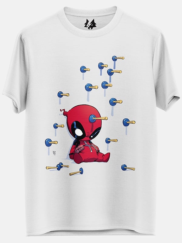 Deadpool Chibi Darts - Marvel Official T-shirt