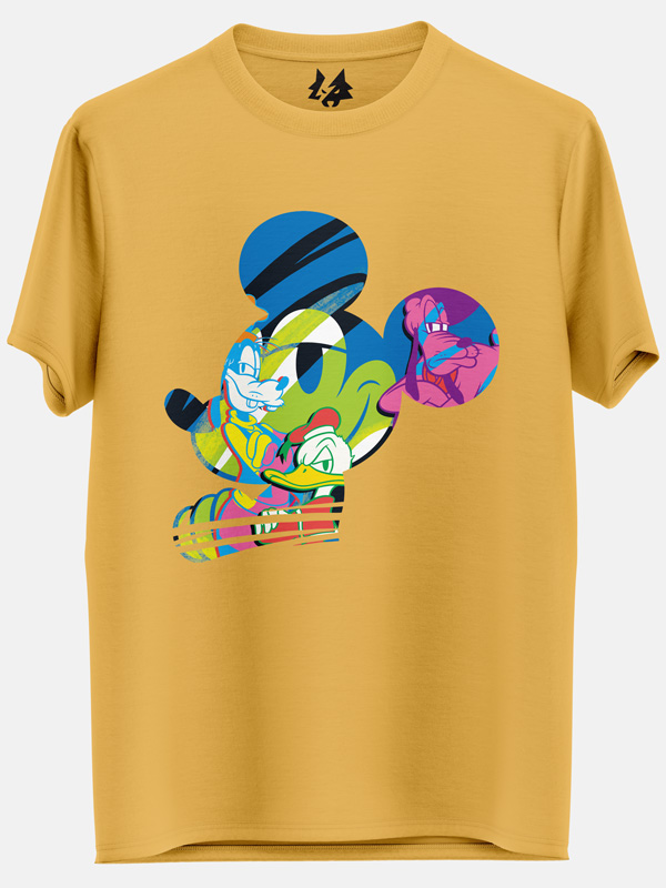 Mickey Urban Art T-shirt | Disney Official Merchandise | Redwolf