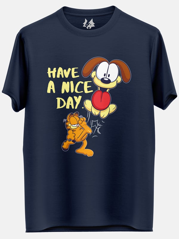 Garfield & Odie: Have A Nice Day - Garfield Official T-shirt