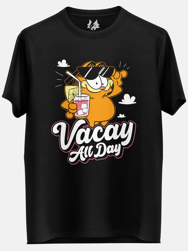 Vacay All Day - Garfield Official T-shirt