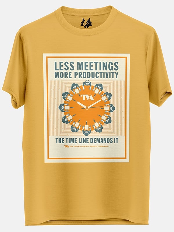 Less Meetings More Productivity - Marvel Official T-shirt