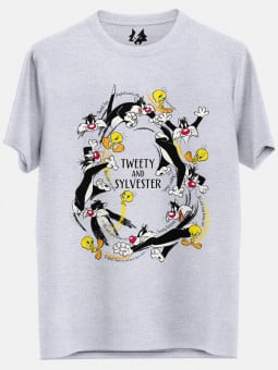 Tweety & Sylvester - Looney Tunes Official T-shirt