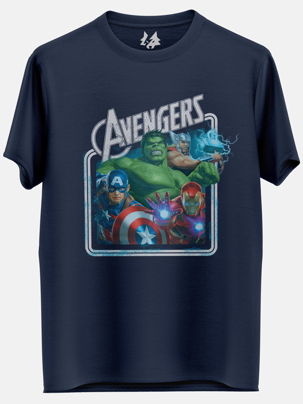 Avengers: Retro - Marvel Official T-shirt