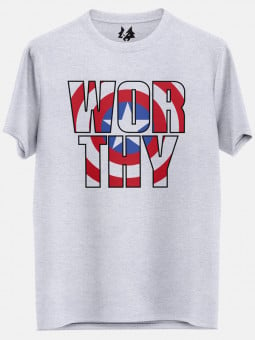 Captain America: Worthy - Marvel Official T-shirt