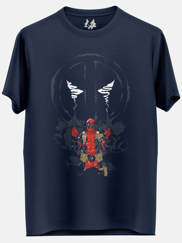 Deadpool Smoke - Marvel Official T-shirt