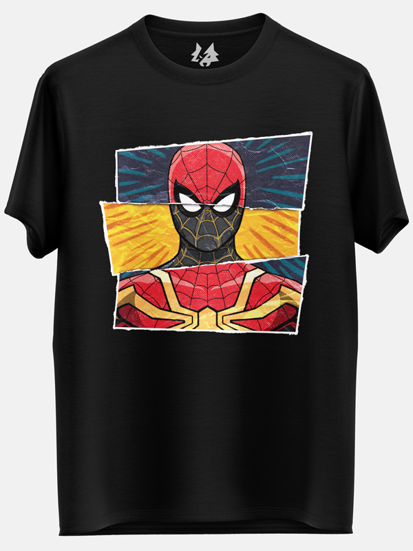 Faces Of Spider-Man - Marvel Official T-shirt