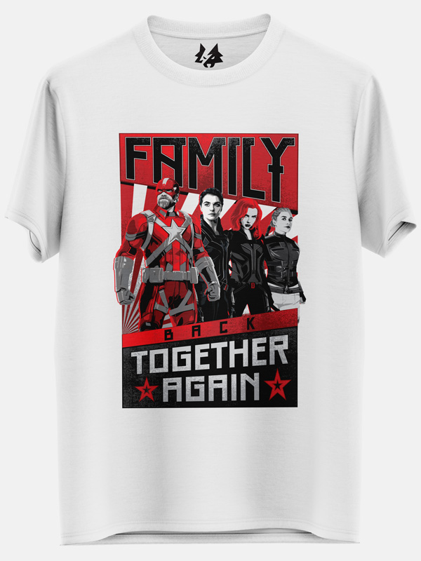 Family Back Together Again - Marvel Official T-shirt