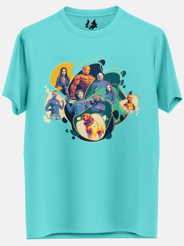 GOTG Vol. 3: Bubble Art - Marvel Official T-shirt
