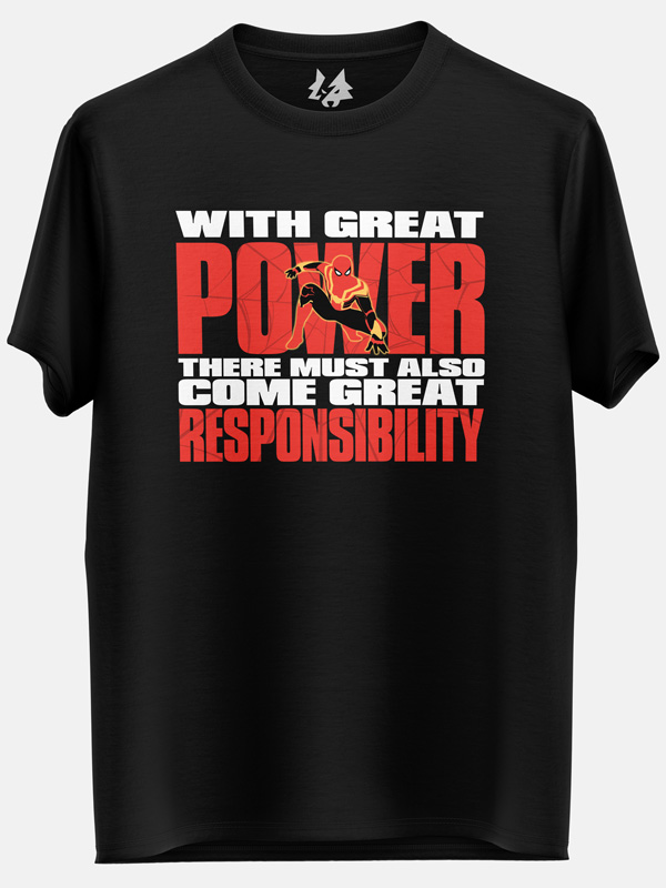 Great Power, Great Responsibility - Marvel Official T-shirt