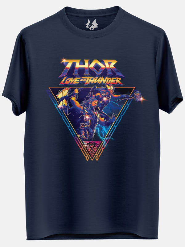 Thor & Jane In Action - Marvel Official T-shirt