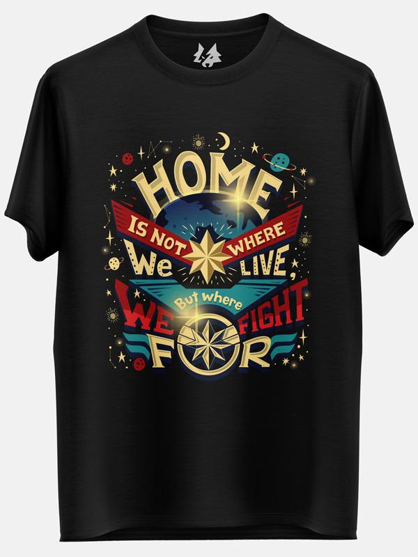 We Live, We Fight - Marvel Official T-shirt