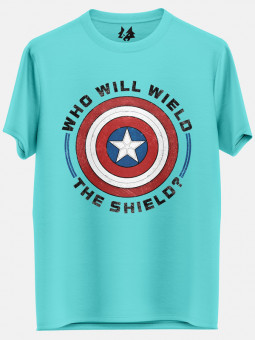 Wield The Shield Emblem - Marvel Official T-shirt