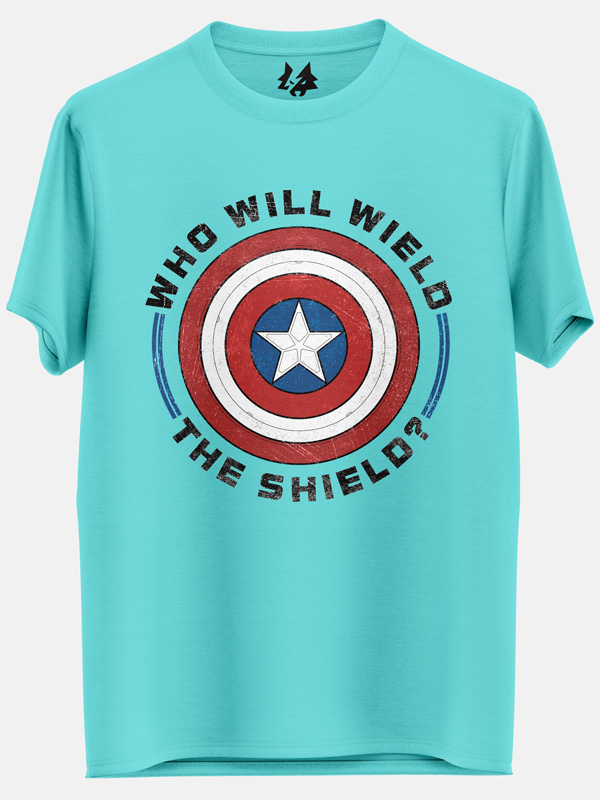 Wield The Shield Emblem - Marvel Official T-shirt