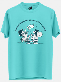 Friends Chilling Together - Peanuts Official T-shirt
