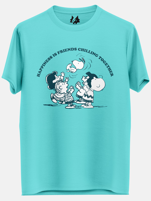 Friends Chilling Together - Peanuts Official T-shirt