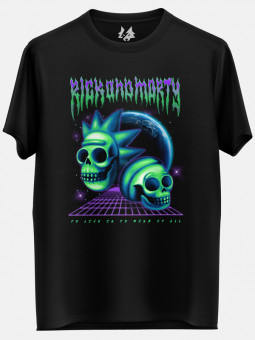 Skeletal Rick and Morty - Rick and Morty Official T-shirt