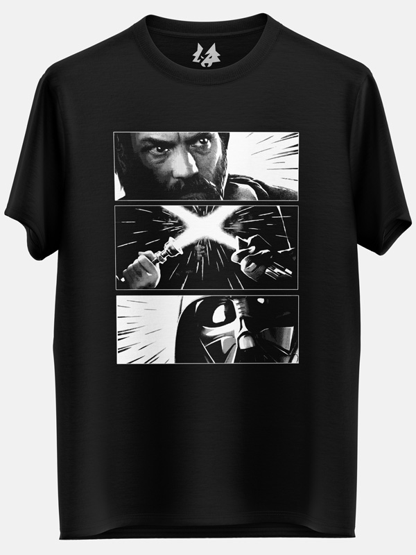 Kenobi X Vader: Face Off | Star Wars Official T-shirt | Redwolf