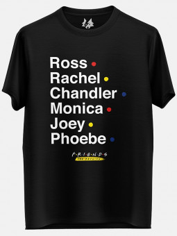 The Six Friends - Friends Official T-shirt