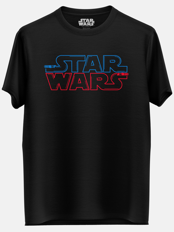 Star Wars: Saber Logo - Star Wars Official T-shirt