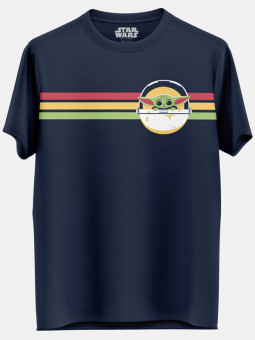 The Child: Retro Stripes - Star Wars Official T-shirt
