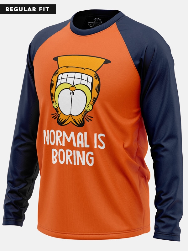 Normal Is Boring - Garfield Official Full Sleeve T-shirt