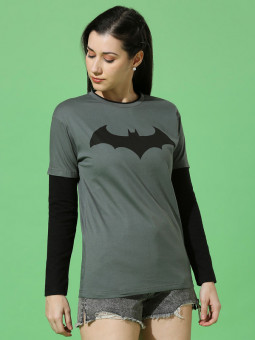 Batman Emblem - Batman Official Full Sleeve T-shirt