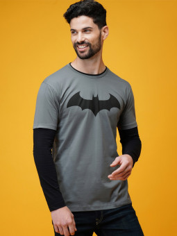 Batman Emblem - Batman Official Full Sleeve T-shirt