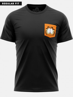 Garfield Face (Pocket T-shirt) - Garfield Official T-shirt