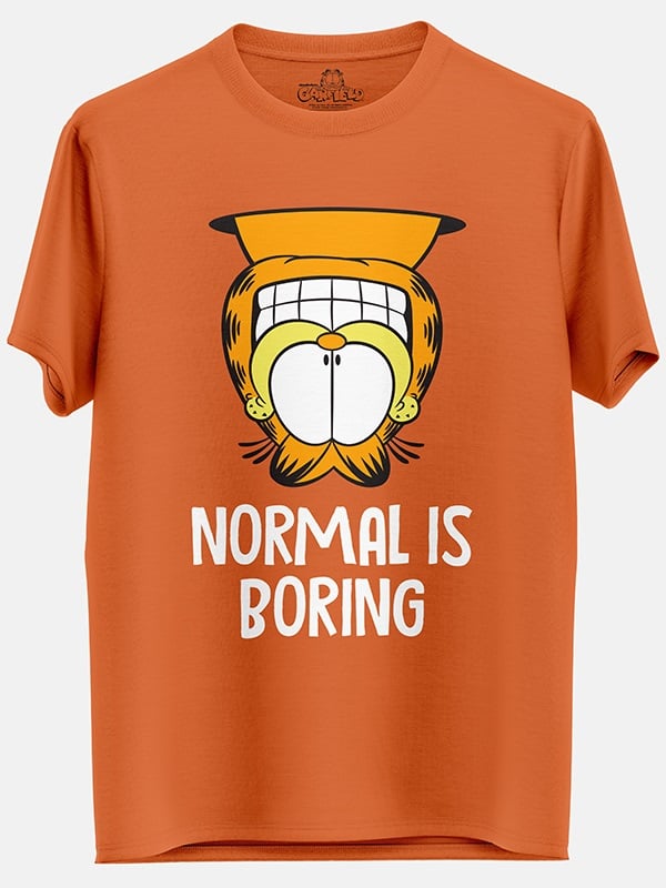 Normal Is Boring - Garfield Official T-shirt