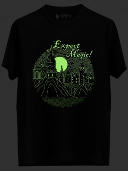 Expect Magic (Glow In The Dark) - Harry Potter Official T-shirt
