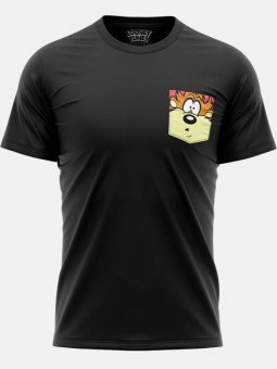 Taz  Face (Pocket T-shirt) - Looney Tunes Official T-shirt