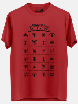 The Evolution Of Spider-Man - Marvel Official T-shirt