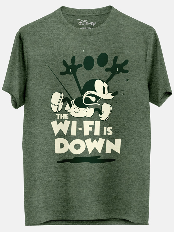 The Wi-Fi Is Down - Disney Official T-shirt