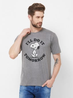 Do It Tomorrow - Peanuts Official T-shirt