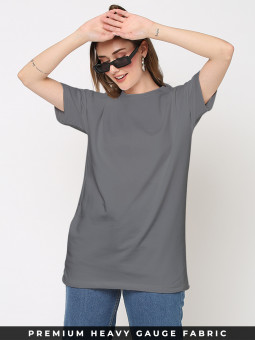 Redwolf Basics: Steel Grey Oversized T-shirt