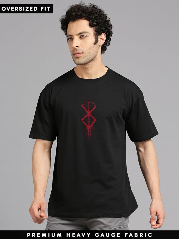 Black Swordsman Oversized T-shirt | Redwolf