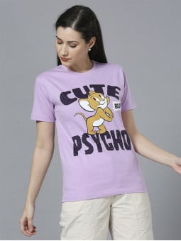 Cute But Psycho - Tom & Jerry Official T-shirt