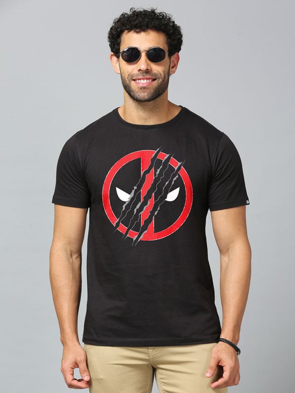 Deadpool Wolverine Logo - Marvel Official T-shirt