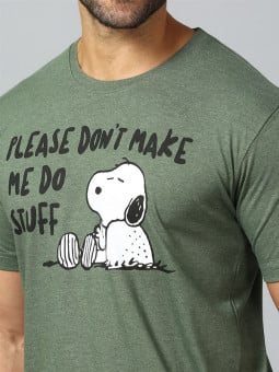 Don't Make Me Do Stuff - Peanuts Official T-shirt