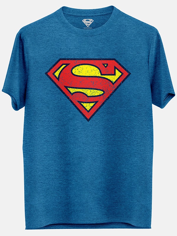 Afdeling Ekstraordinær Mount Bank Superman: Vintage Logo T-shirt | Official Superman T-shirts | Redwolf