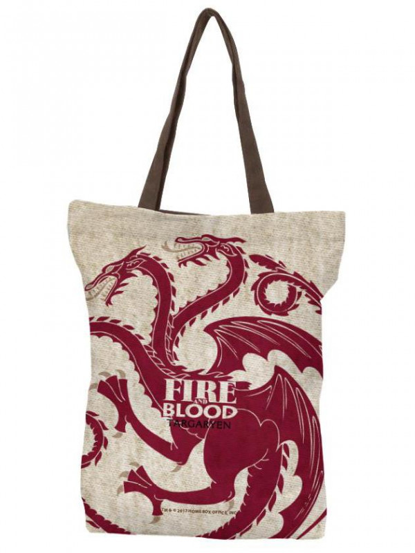 Fire And Blood - Official Game Of Thrones Official Tote Bag