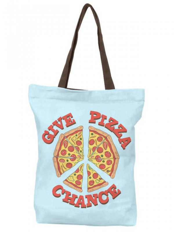 Give Pizza Chance - Tote Bag