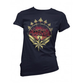 Captain Marvel: Emblem - Marvel Official T-shirt