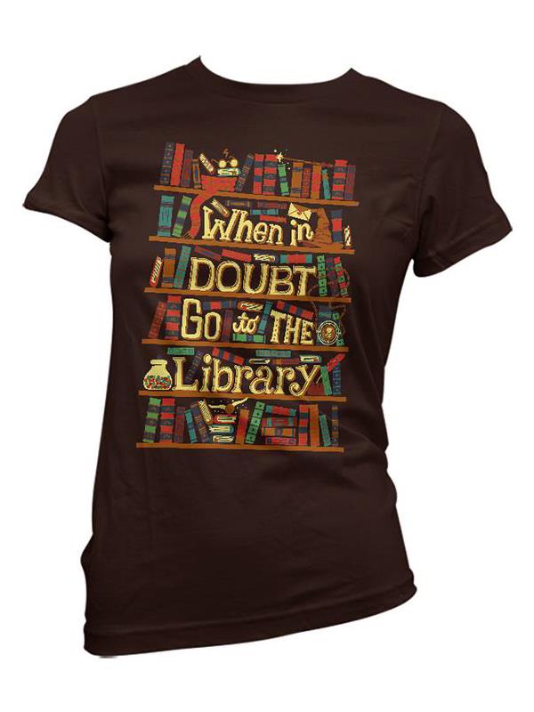 Go To The Library - Women's T-shirt